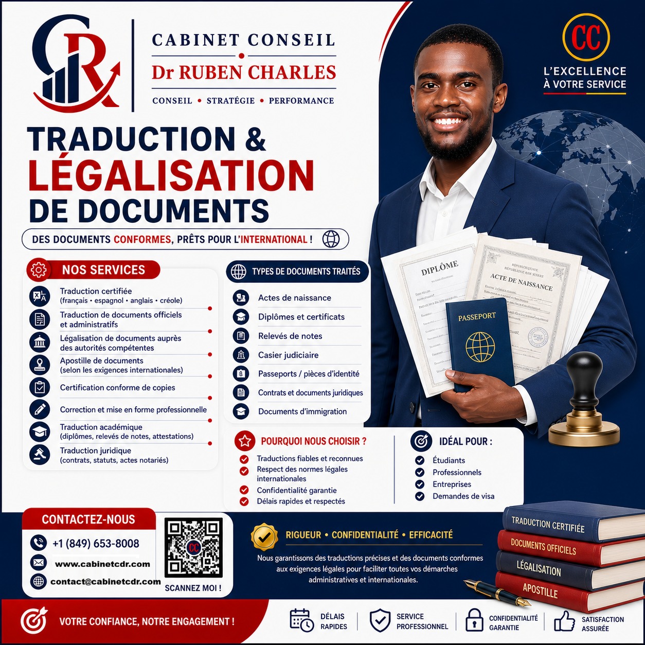 Traduction et légalisation de documents